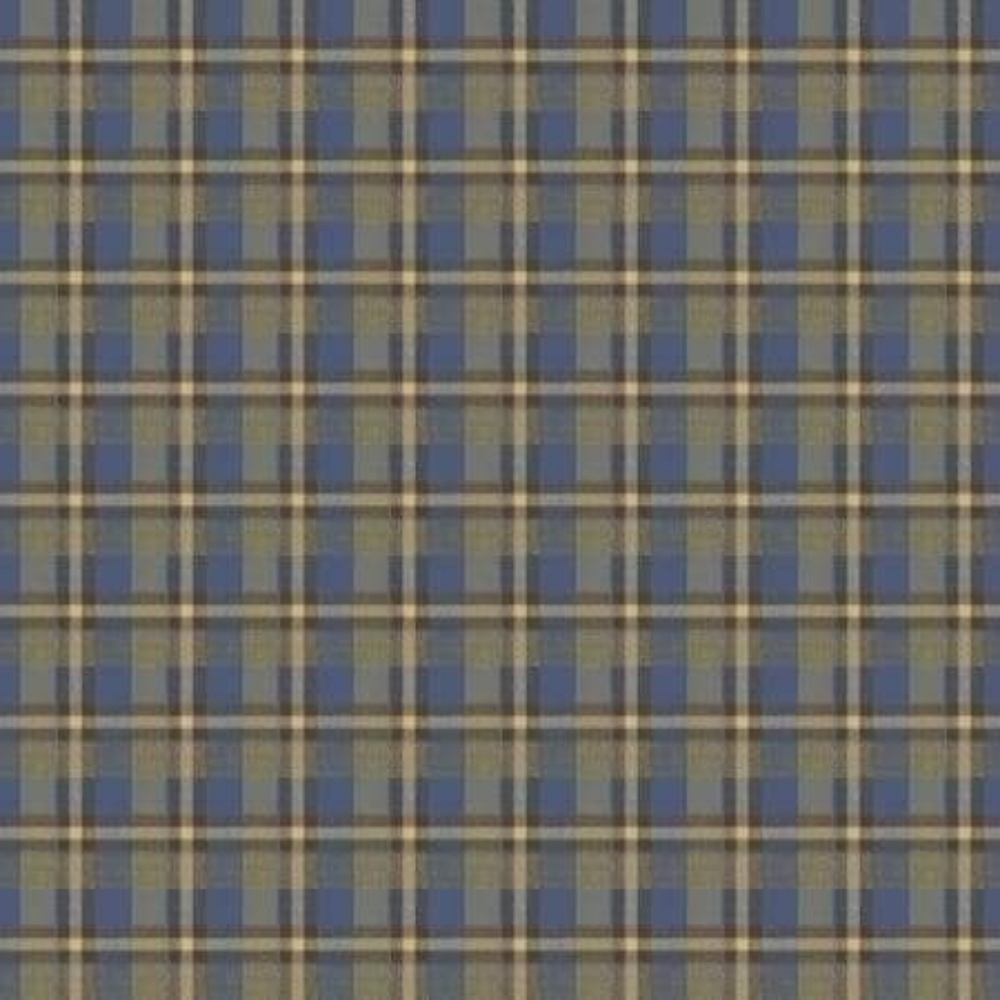 Wallpaper Navy & Beige Plaid - Picture 6 of 8